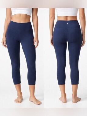 Athleta Navy Blue Capri Leggings Women’s Small